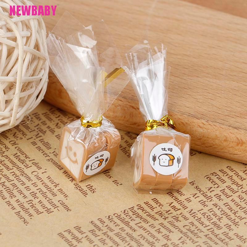 [NEWBABY] 1/12 Dollhouse Miniature Simulation Toast Bread Doll Kitchen Food Accessories