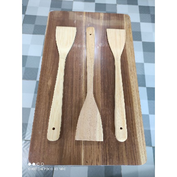 Sutil / Sendok / Spatula / Sodet Kayu Pinus P35 / SUTIL PINUS