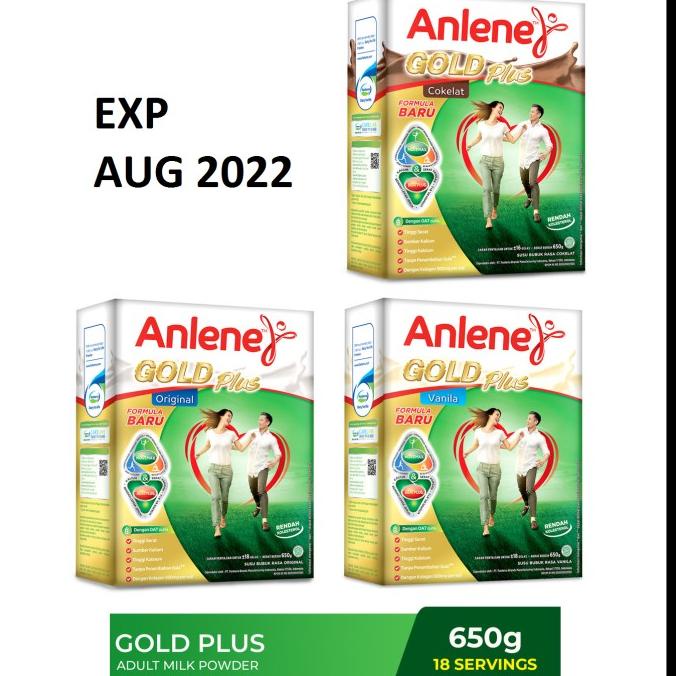 

BISA BAYAR DITEMPAT Anlene Gold Plus 650 gr susu bubuk GoldPlus 650gr - Original
