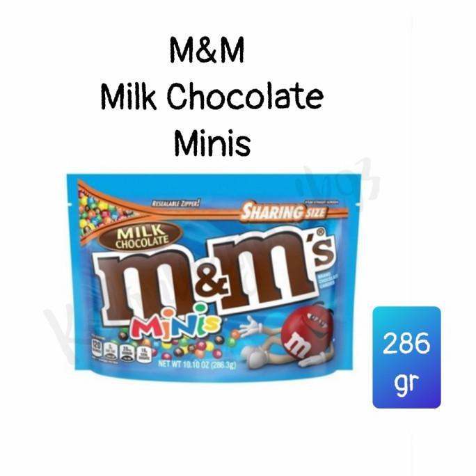 

TERLARIS M&M MINIS MILK CHOCOLATE SHARING SIZE COKLAT SUSU M&M MINIS IMPOR USA
