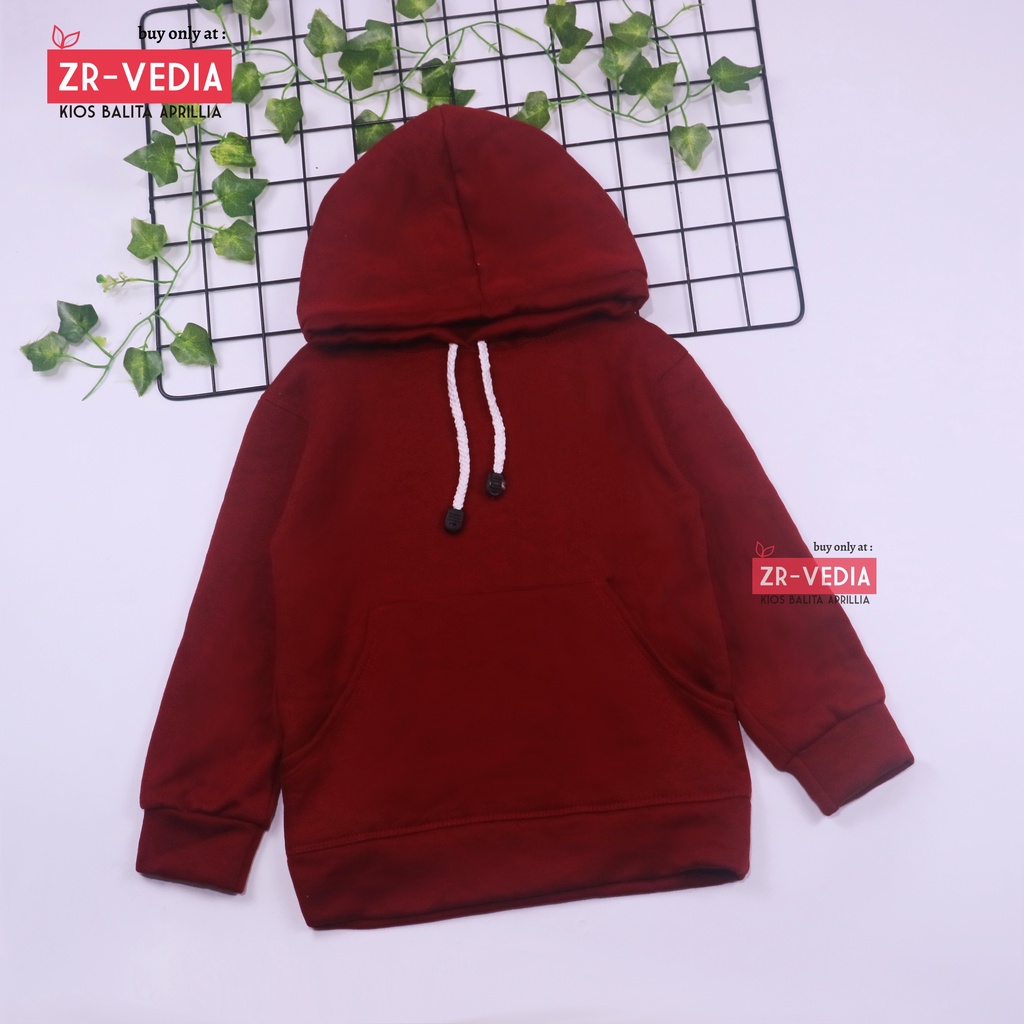 Hoodie Anak Polos uk 6-7 Tahun / Universal IMPORT Baju Hangat Anak Laki Perempuan Sweater Panjang