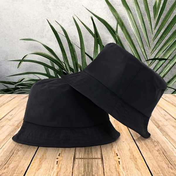 BUCKET TOPI RIMBA COWOK DEWASA HITAM DISTRO ORIGINAL 433