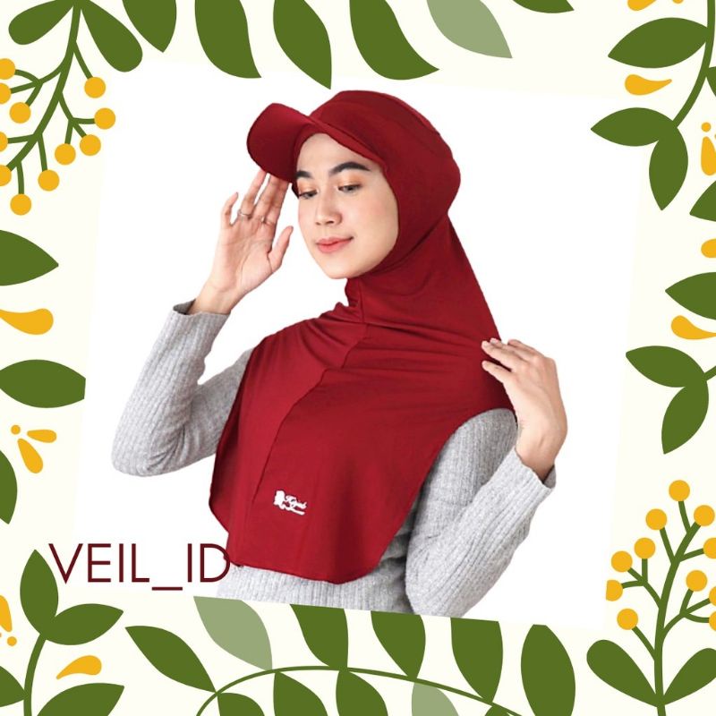 Hijab topi sporty