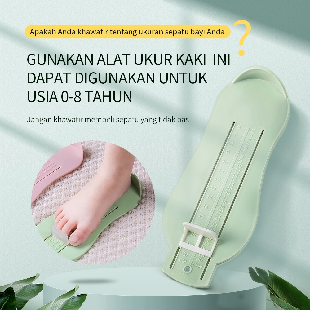 Aikoky Alat ukur Kaki Bayi Memudahkan Mencari Sepatu Yang Tepat