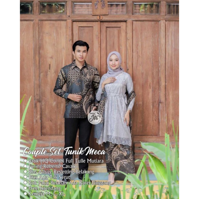 NEW COUPLE SET MAHESWARI BEST SELLER KEBAYA BATIK KEKINIAN