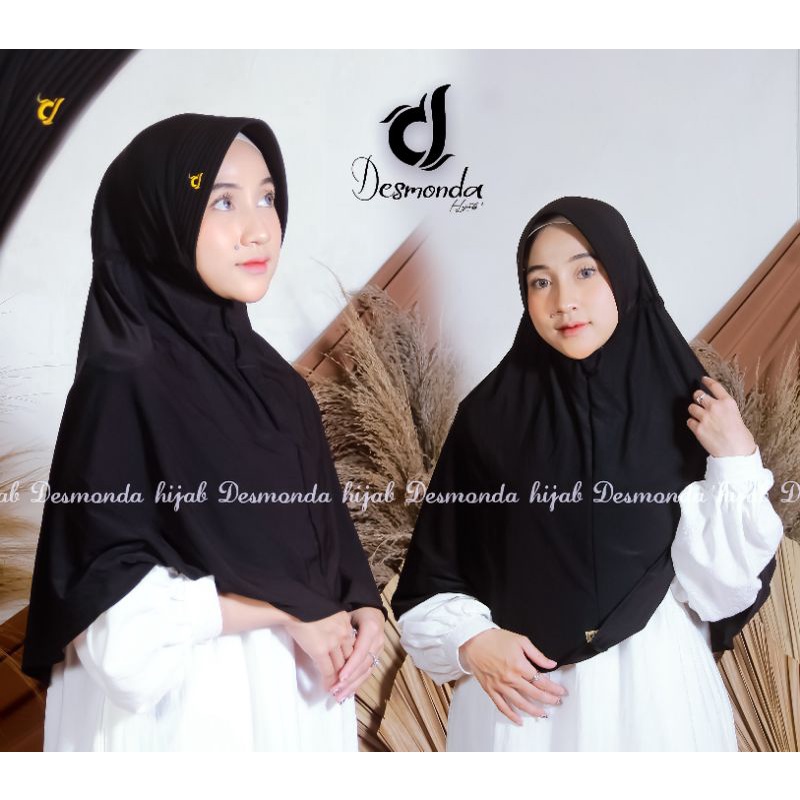 KERUDUNG SERUT JUMBO SIZE XL JERSEY BY DESMONDA HIJAB