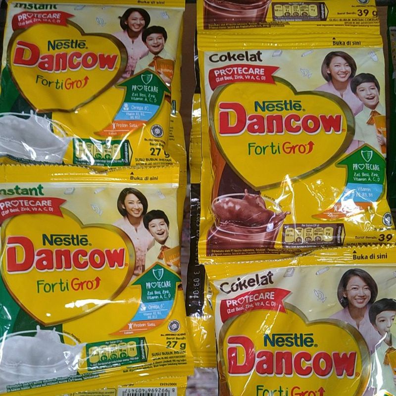 

Susu Dancow Putih & coklat 27gr