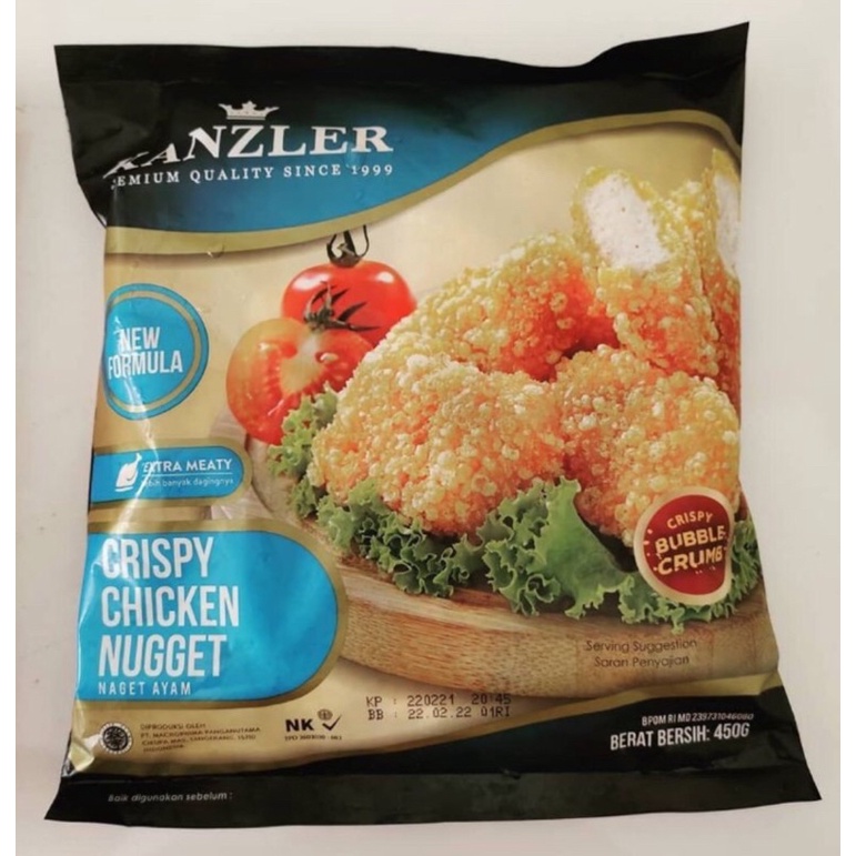 

Kanzler Crispy Chicken Nugget Naget 450 gr