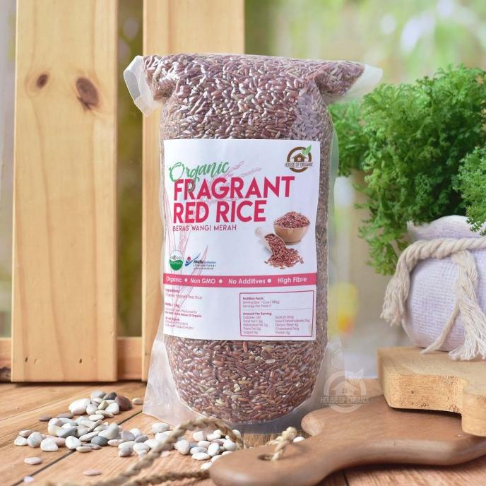

House Of Organix Fragrant Red Rice ( Beras Merah Wangi ) 1 Kg