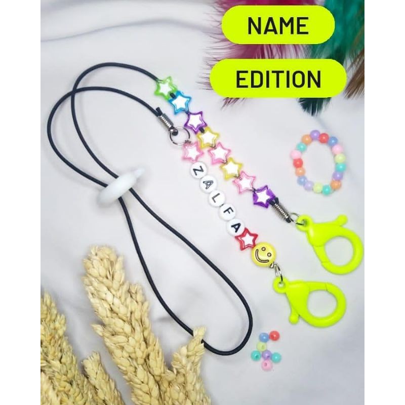 Name Edition Strap Mask Star | Dewasa | Anak |