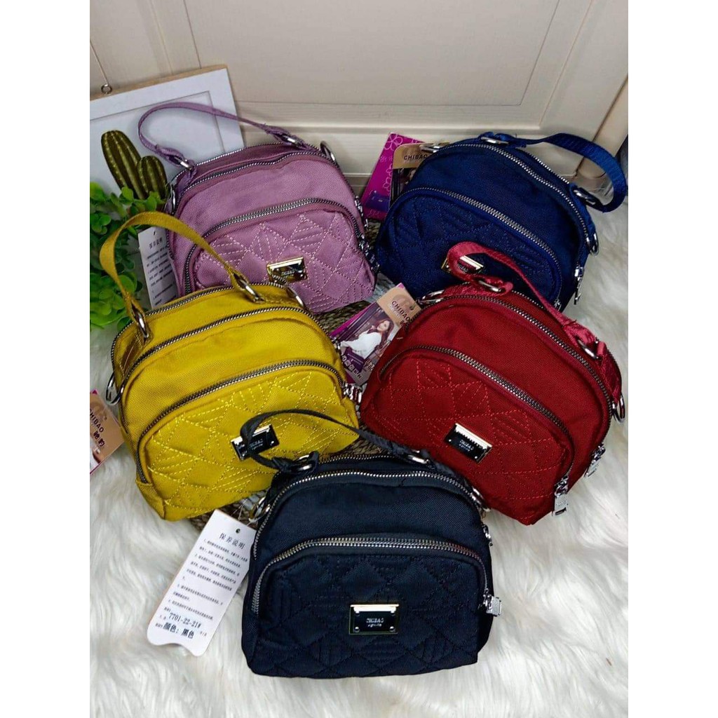 TAS SLEMPANG WANITA TAS SLEMPANG CHIBAO 7701-22 BAHAN KANVAS MODEL TERBARU. CHIBAO SLEMPANG TERBARU!