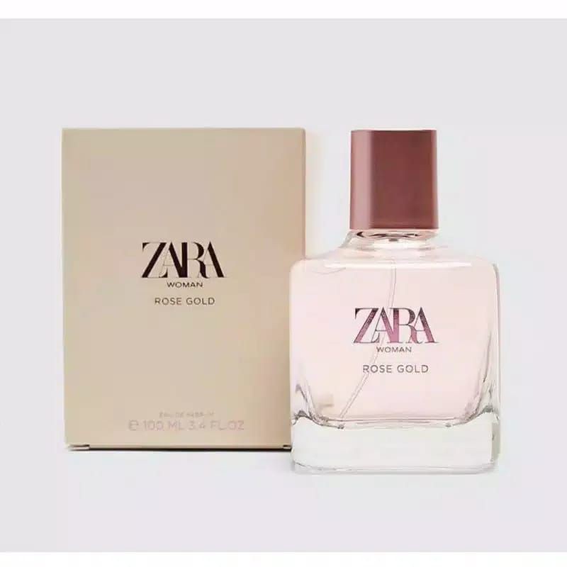 PARFUM ZARA WOMEN ROSE GOLD EDP 100ML ORIGINAL EROPA (NO BOX)