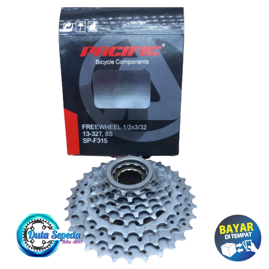 Free whel sepeda MTB / Lipat 8 speed drat, gir belakang sepeda  oper gigi