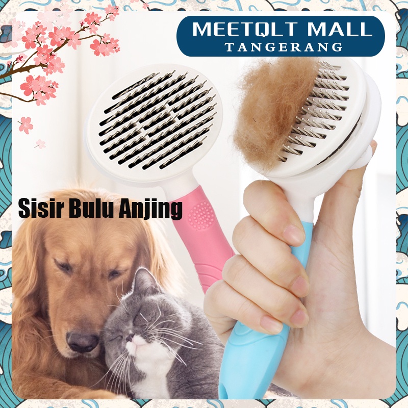 ★Otomatis★ Sisir Grooming Kucing Anjing/Sisir Bulu Anjing/Pet Hair Brush/Hewan Sheeding Brush