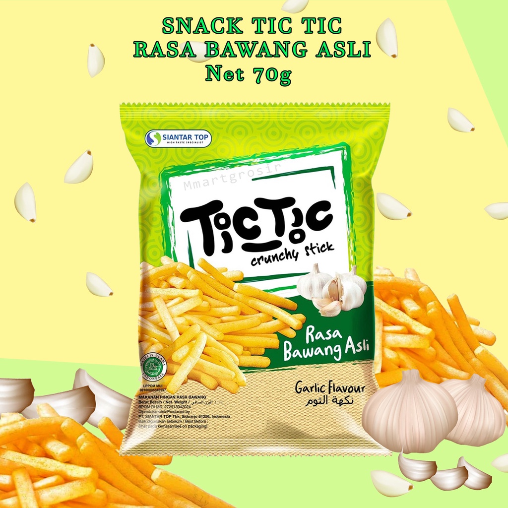 SNACK TIC TIC RASA BAWANG ASLI 70g