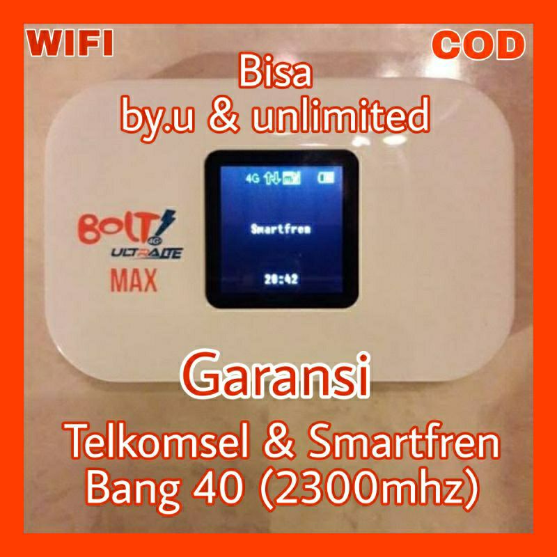 Modem Wifi Mifi 4G Unlock Bolt Ultralite Slim Dan Max