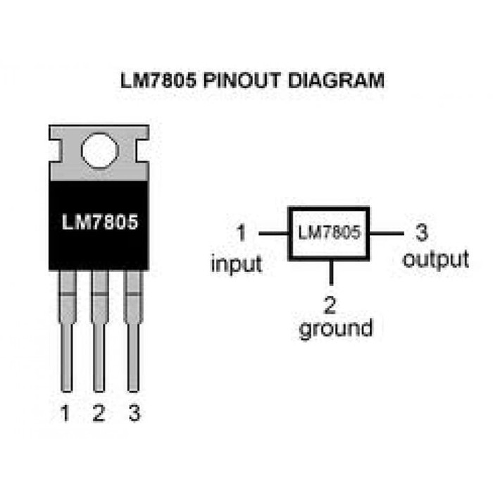 iwheb7 Ic 7805 Voltage Regulator Dip Linear 5 Volt 1 Ampere St Lm7805 L7805Cv D5Sbtc