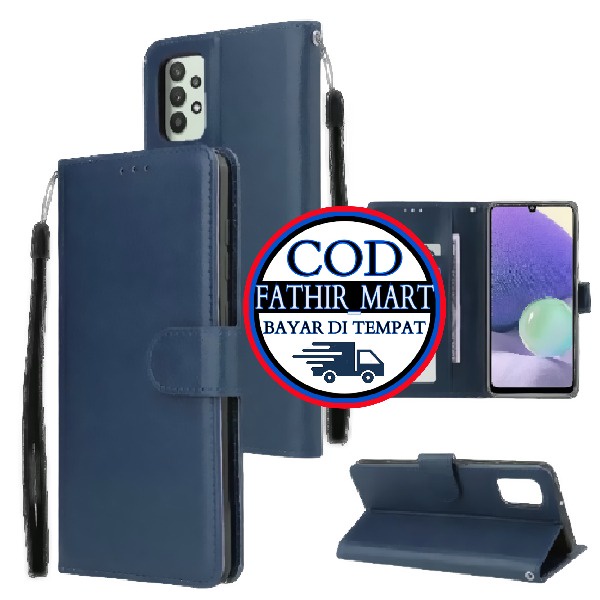 Case Dompet Hp SAMSUNG A53 Case Leather Flip case Cover Kulit Casing Dompet