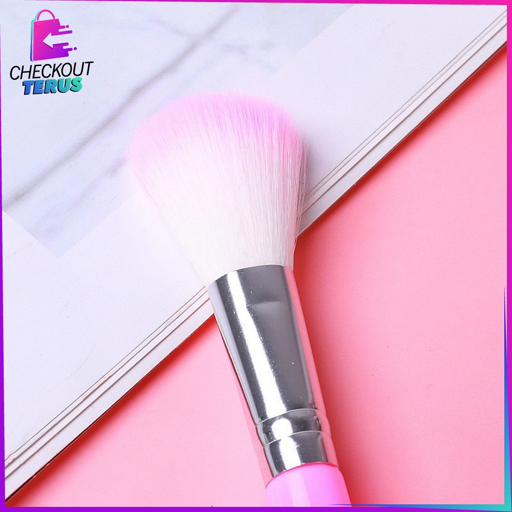 CT K101 K102 Kuas Bedak Foundation Brush Portabel Kuas Kosmetik Perona Pipi Blush On Brush Make Up