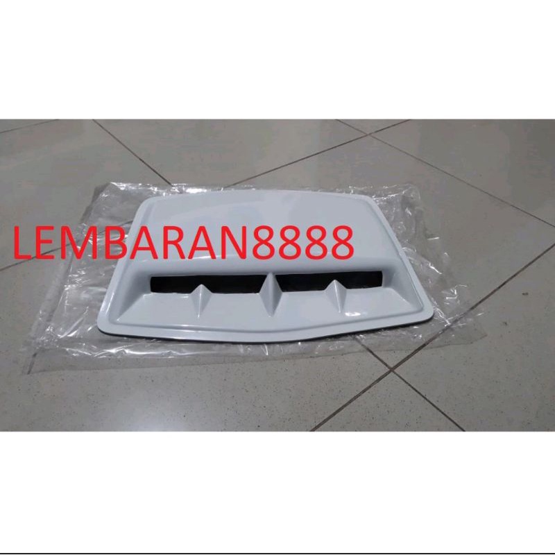 Air Flow Turbo Sporty Mobil Universal Hitam Putih Silver Abu Doff