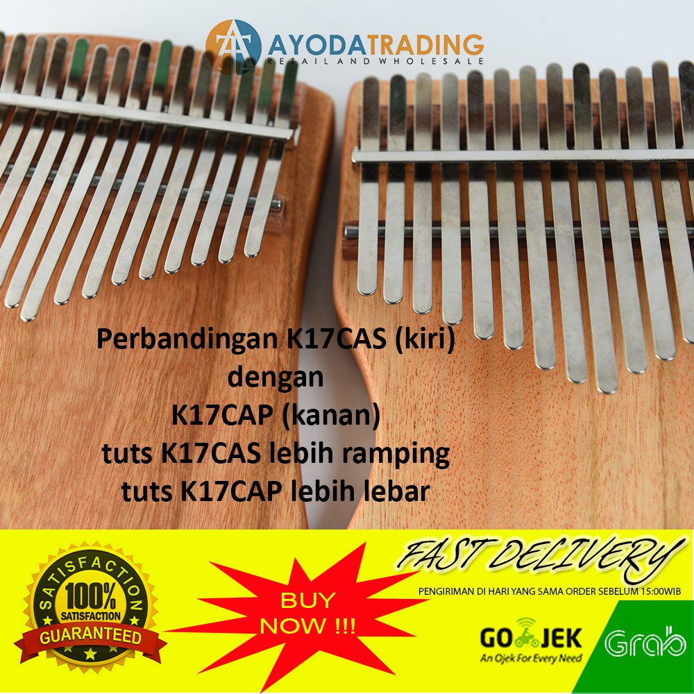 Gecko Kalimba K17CAP Authentic