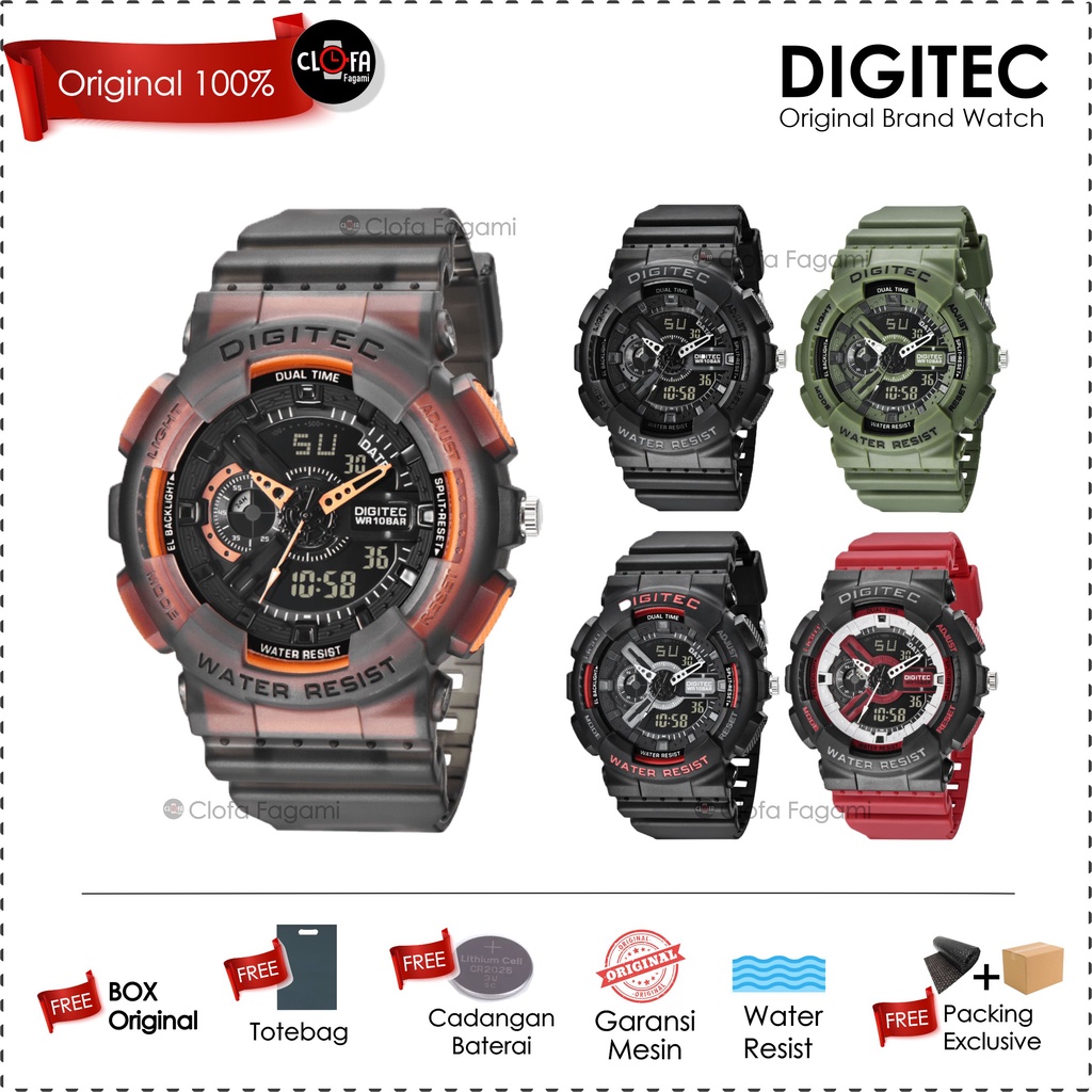 DIGITEC CANA /clofafagami/ JAM TANGAN OUTDOOR / JAM TANGAN ORIGINAL / JAM DIGITEC ORIGINAL / JAM TAN