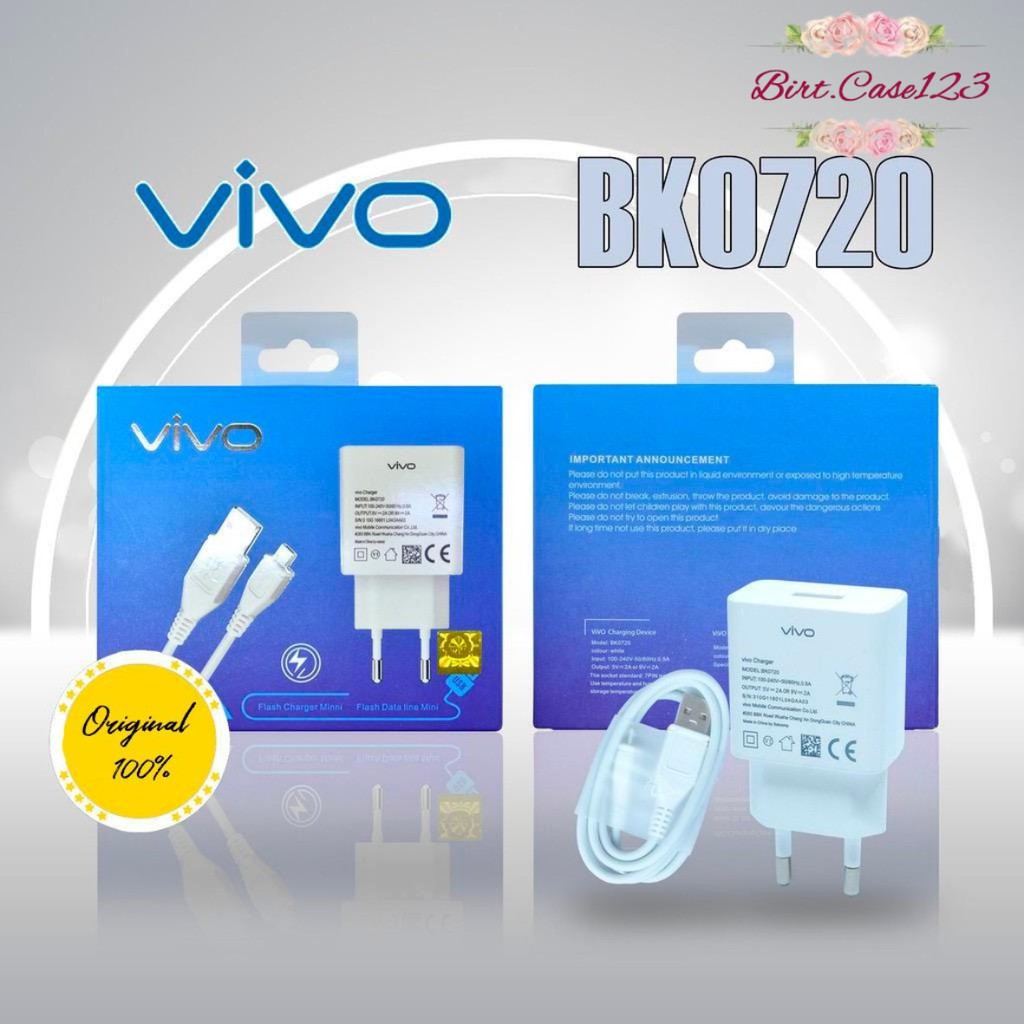 BM089 BK0720 Charger Cashan VIVO ORIGINAL micro usb fast Charging y53 Y12s y15 y17 y83 y81 Y91c y93 BC5710