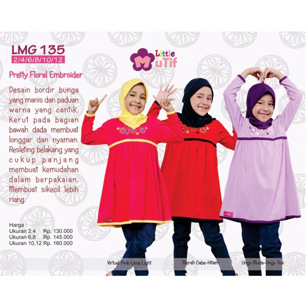 KAOS ANAK MUTIF LMG 135/ KAOS ANAK MUTIF