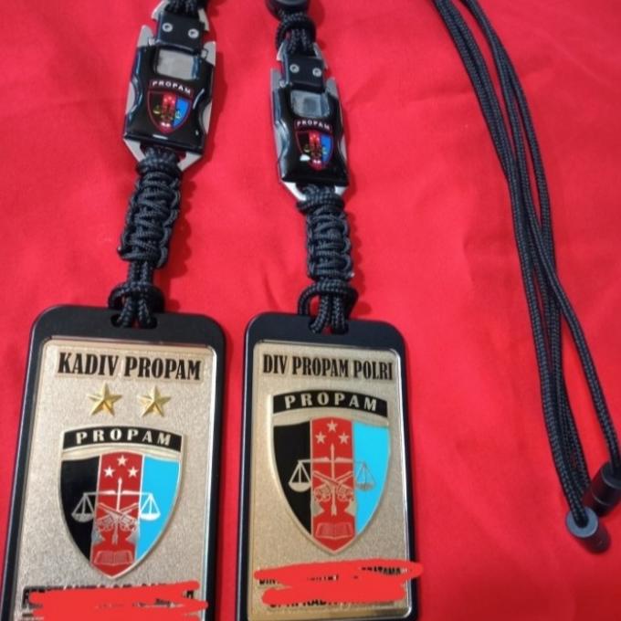 

lencana id card propam polri