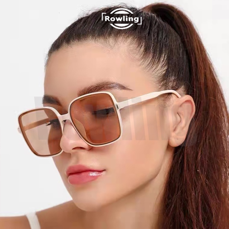 Rowling(ka-213)Kacamata Terbaru Wanita Kotak Style Kacamata Fashion Murah/Kacamata Sunglasses Import Wanita Kacamata Fashion