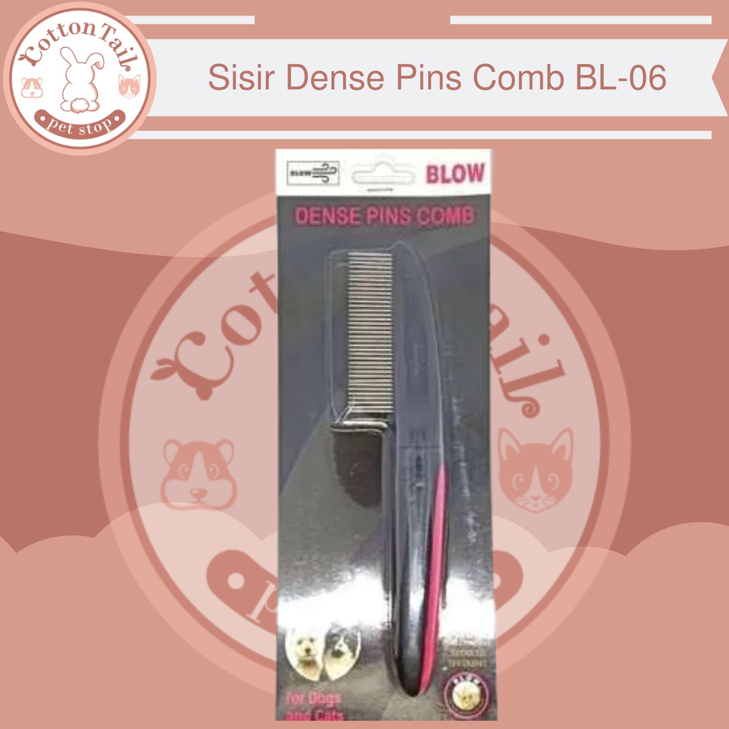 Blow Dense Pins Comb for Dog Cat Sisir Anjing Kucing BL06