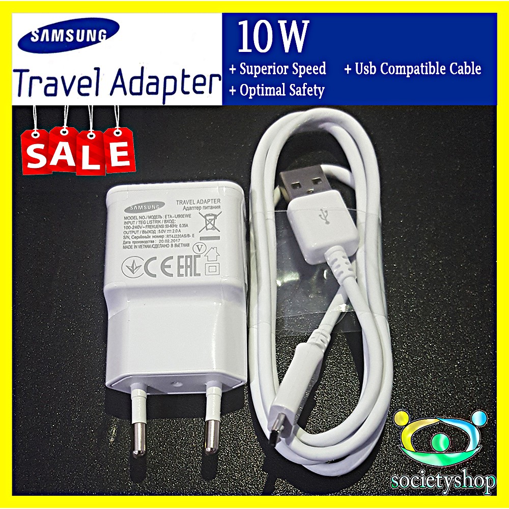 Samsung Charger 10w Hp J4 J6 J3 J5 J7 A3 A5 Original Casan Carger A7 2015 S3 S4 E5 Note 2 3 4 J2 J1