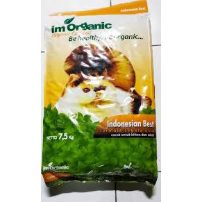 IMO Best 7,5kg Makanan Kucing Im Organic Indonesian Best 7.5 7,5 kg