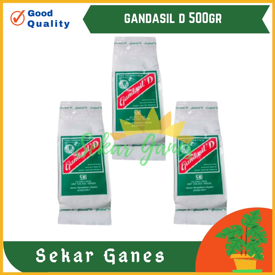 READY PUPUK GANDASIL D 500 GRAM GR - PUPUK DAUN LENGKAP LARUT AIR