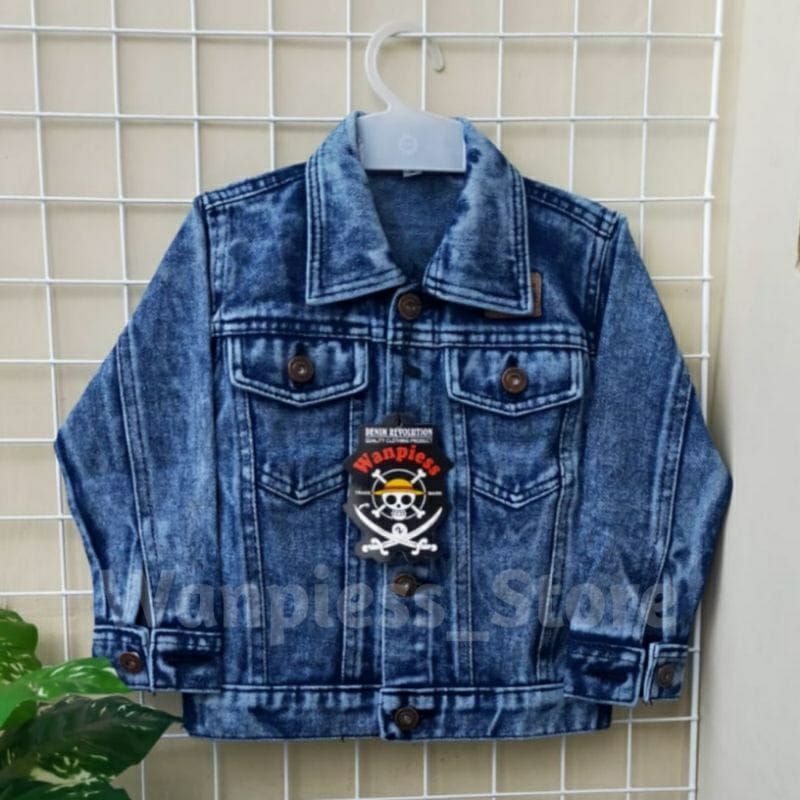 Jaket jeans anak premium cowok / cewek 2-7 tahun