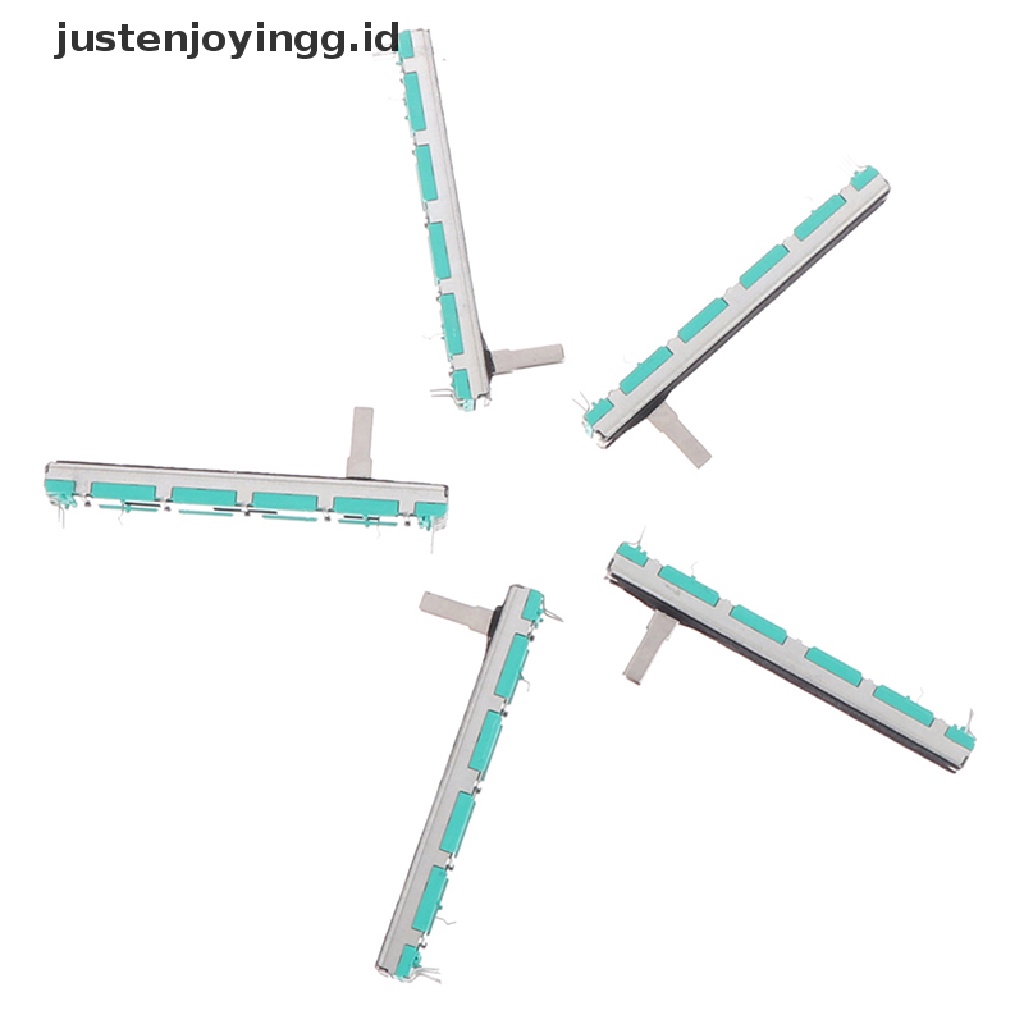 5pcs Potentiometer Geser Lurus Ganda 75MM B103 Mixer Fader B10K