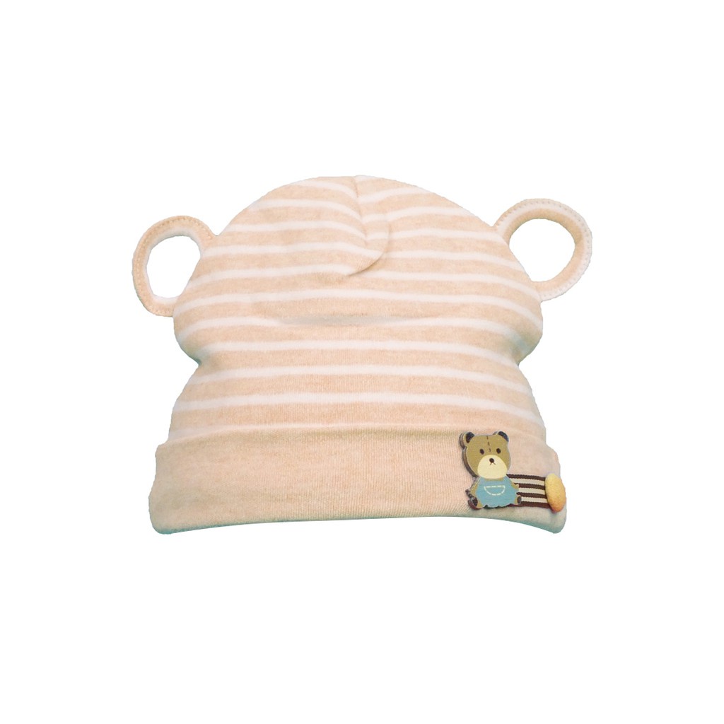 Nbaby Topi Bayi Lucu Striped Bear Beanie (1 Pack = 1 Pc) BCP 3318