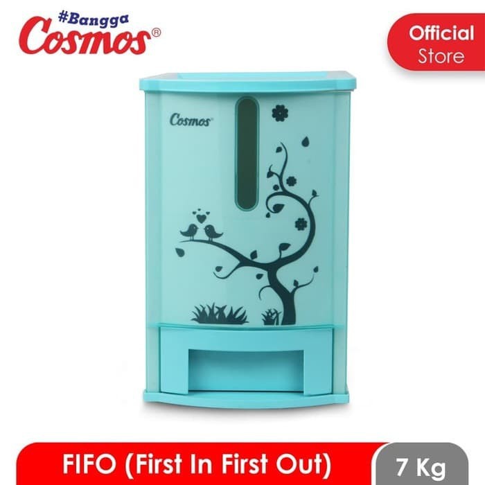 COSMOS Tempat Penyimpan Beras 7 Kg / Rice Box Mini Ukuran 7 Kg 007 Pundi