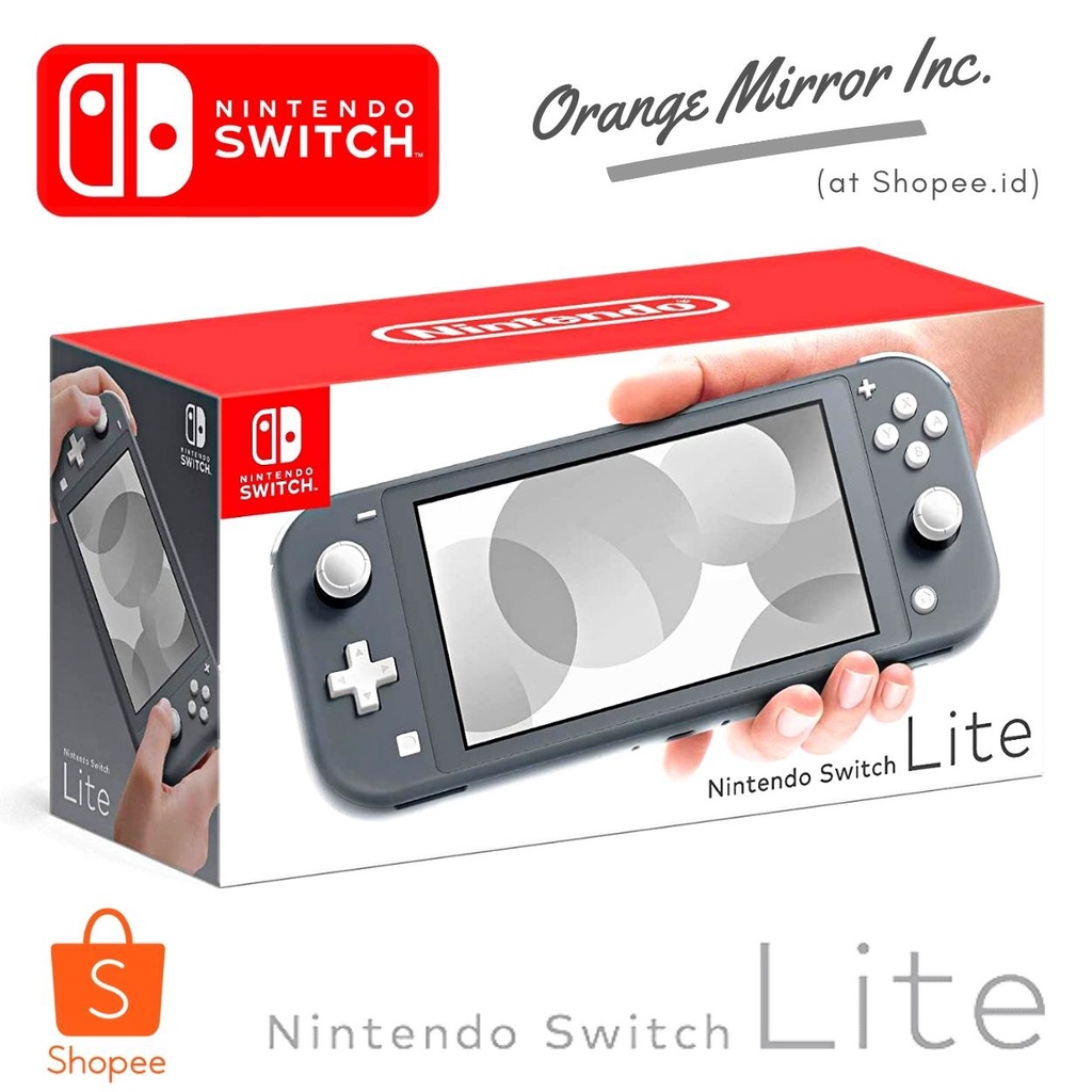 ⭐ Nintendo Switch™ LITE : GRAY / GREY ⭐ Console Machine (Hand-held) | konsol video game super ninten