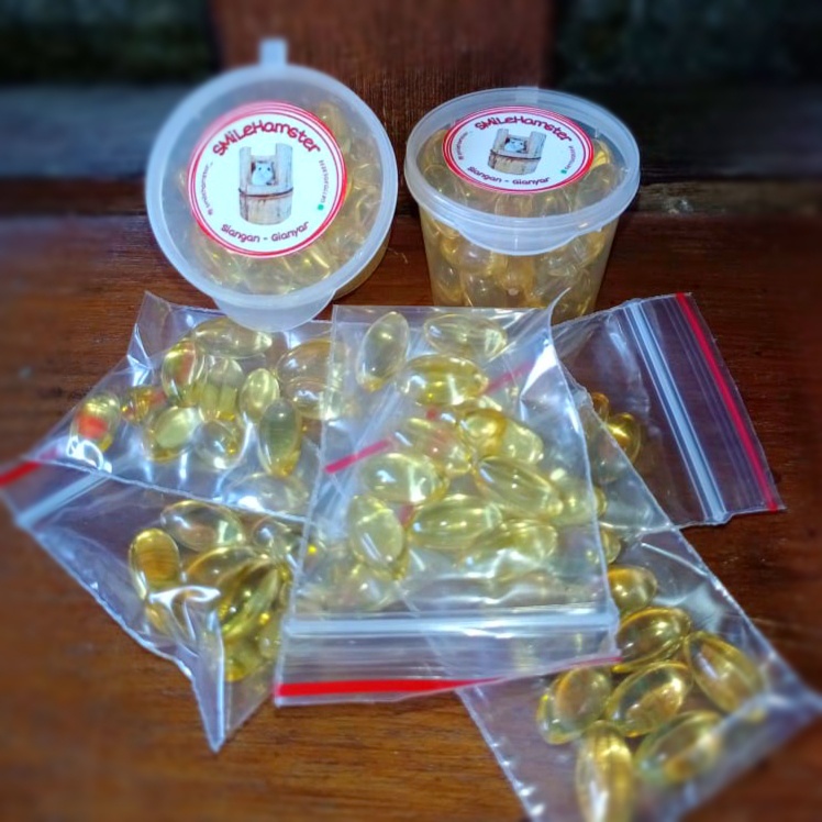 Fish Liver Oil ecer - Minyak ikan untuk anjing kucing kelinci hamster