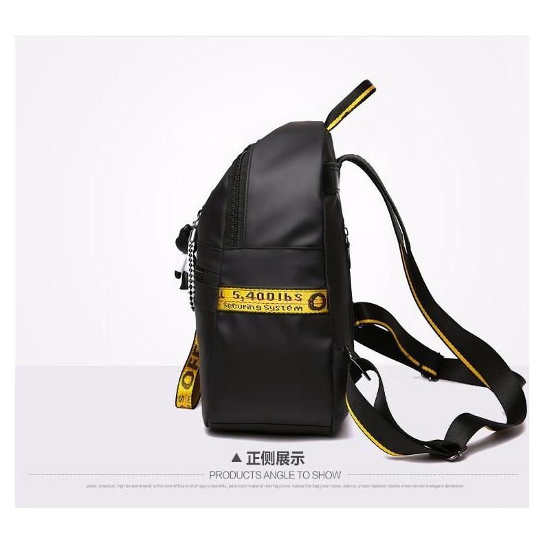 Tas Ransel Wanita Free Gantungan Tas Punggung Backpack Cewek Multifungsi Kulit PU Azgalery T248