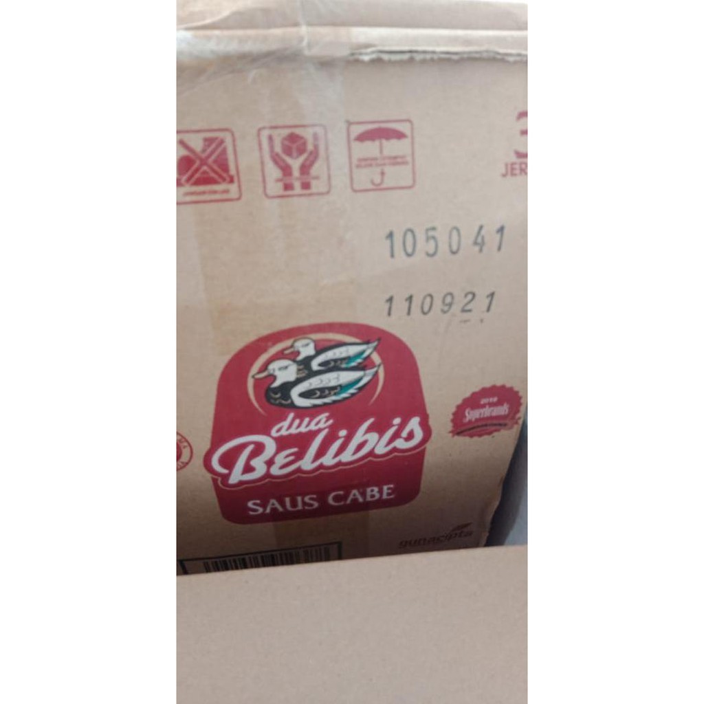 

SAMBAL SAUS CABE DUA BELIBIS JERIGEN DIRIGEN GALON 5 KG / 5KG