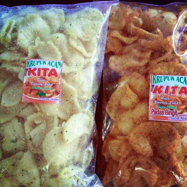 

Kerupuk acan daun jeruk dengan berbagai varian