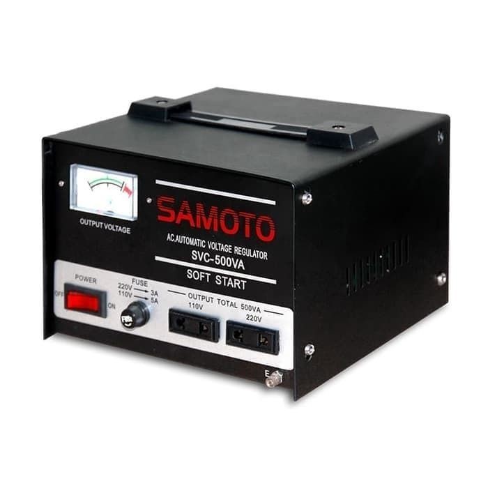 Stabilizer AVR SAMOTO SVC-500VA Stavol Soft Start GARANSI RESMI