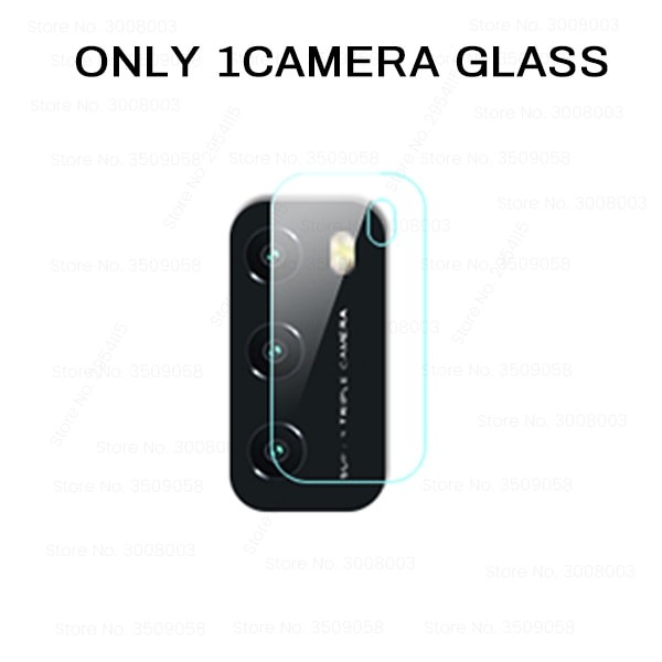 PROMO Case Xiaomi Poco M3 Ultrathin Softcase Casing Transparent + Tempered Glass Camera + Garskin