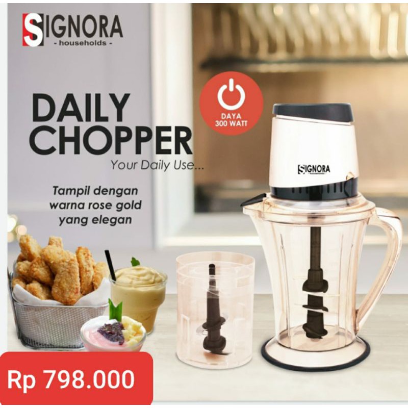 Alat Chopper Listrik Signora Daily Chopper