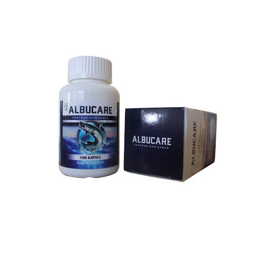 ALBUCARE - Obat Pengering Luka Diabetes Kecelakaan dll - Ekstrak Kapsul Ikan Gabus