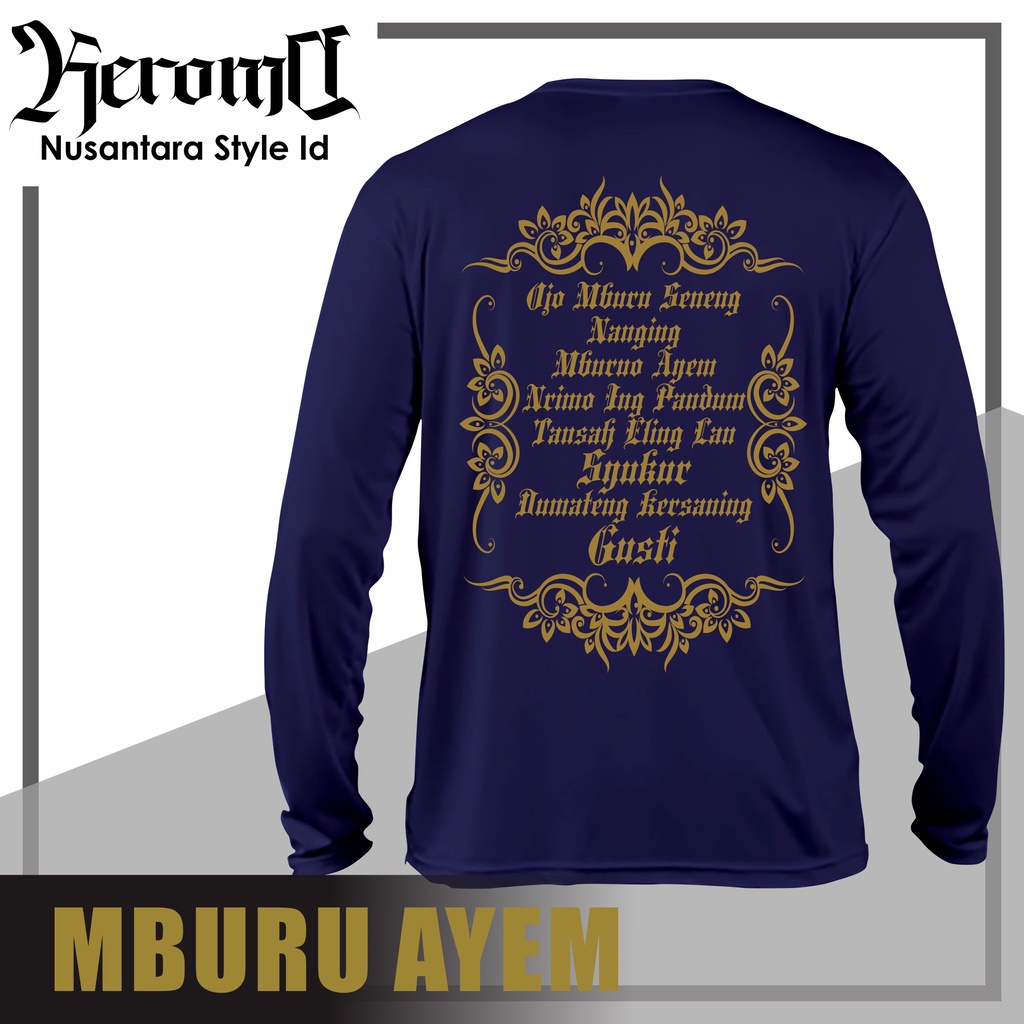KAOS PITUTUR JAWA LENGAN PANJANG