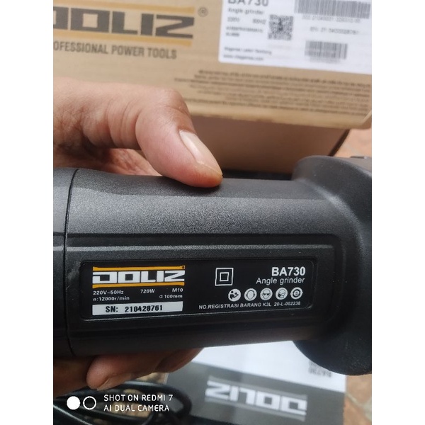 Gerinda Tangan DOLIZ BA730 Angel Gerinda DOLIZ