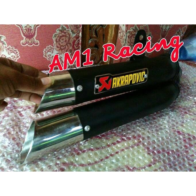 KNALPOT AKRAPOVIC DOBLE/MODEL IXIL/TABUNG KNALPOT/SLINCER KNALPOT